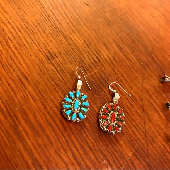 Vintage Navajo Reversible Squash Blossom Set - Picture 4 of 7